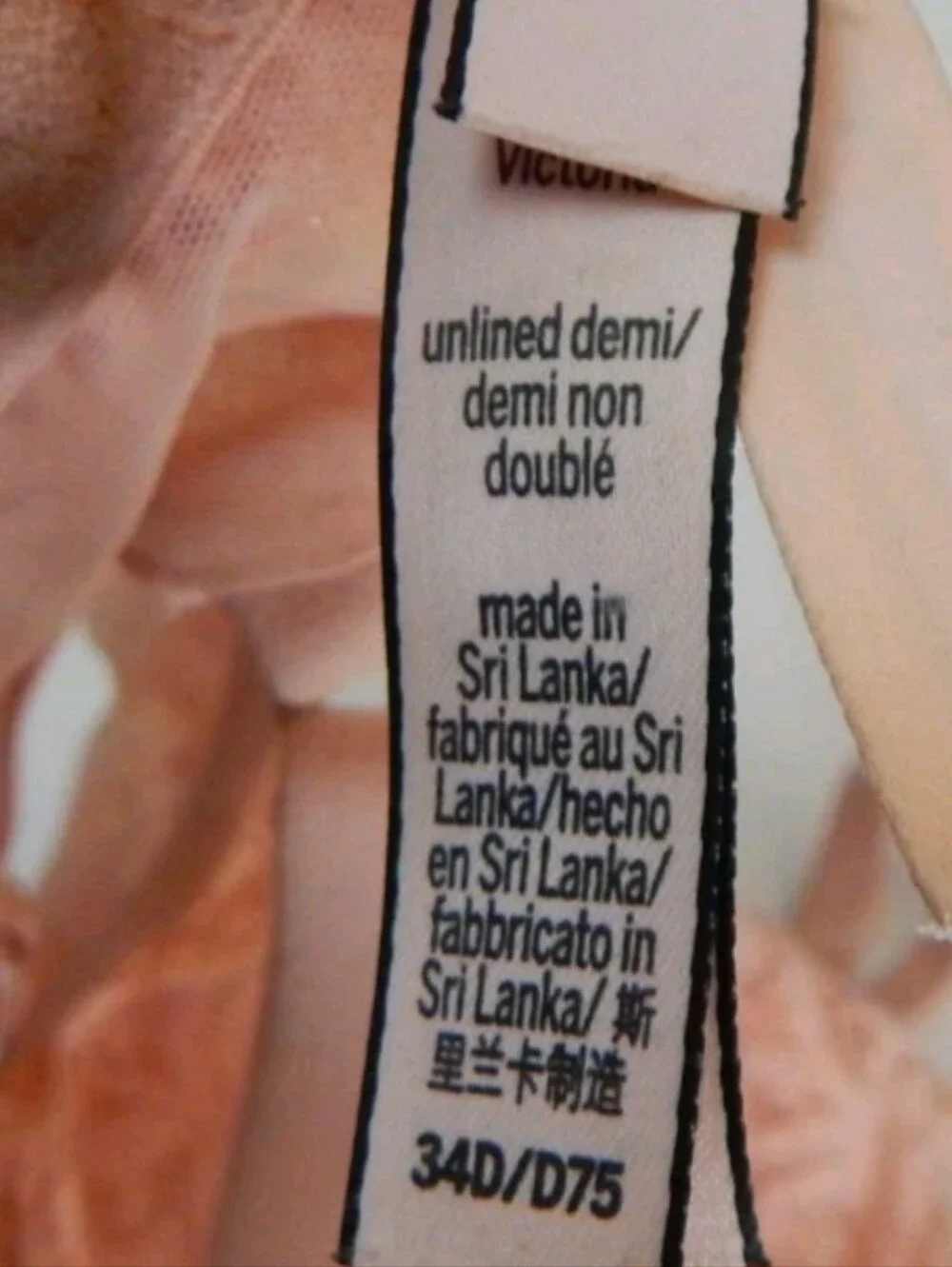 Victoria's Secret Unlined Demi Bra - Picture 2 of 4